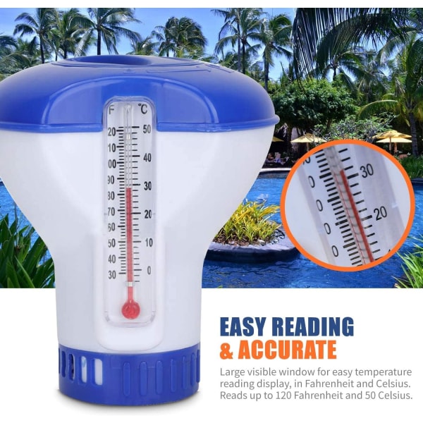 12 cm Flytande Klor Dispenser för Pool, Spa,