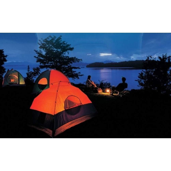 2-pak (blå) Camping Oppblåsbare Puter for Kontor, Helger,