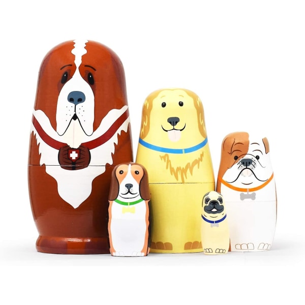 Ryska Nesting Dolls Björnar Matryoshka Dockor Leksaker Söta Djur