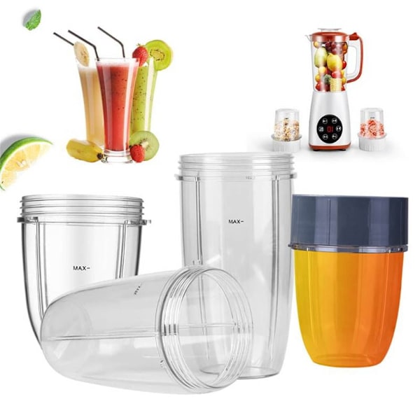 Juicer Cups Utbytbara Mugg Blender Genomskinliga Tillbehör Ersättning