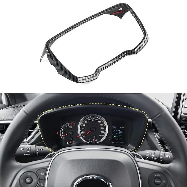 För Corolla Cross 2019-2021 Kolfiber Bilinstrumentpanel Dekor