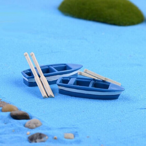 Mini Fiskebåt Mini Mossa Mini Landskaps Båtillbehör, 2