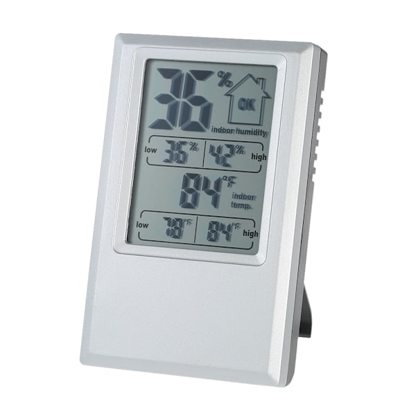 °C/°F Digital Termometer Hygrometer Inomhustemperatur Fuktighet