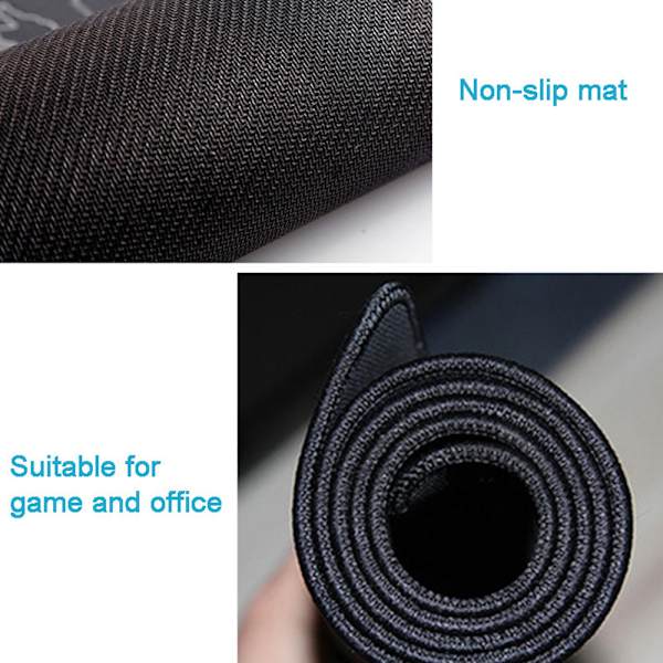 Computer - Speed ​​Gaming Mousepad Sort Svart 290x250mm Stor Bord