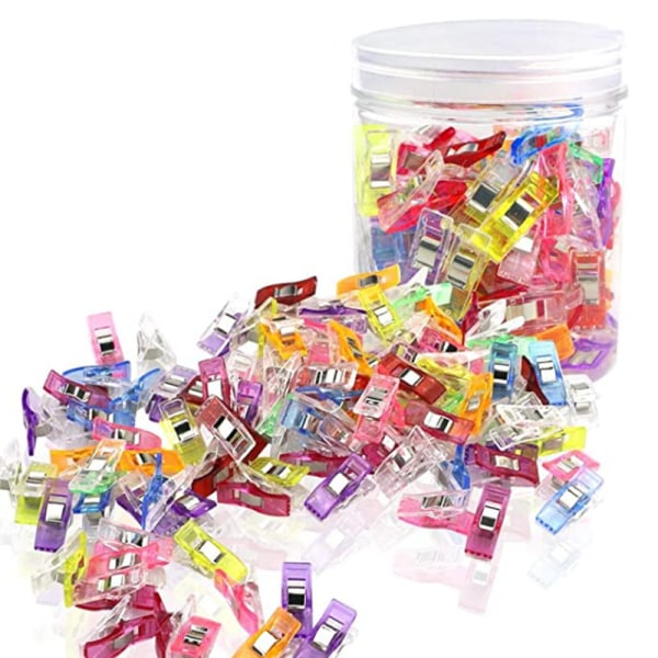 Magic Clips - 100 stycken per förpackning, mångsidiga syklämmor, bindning