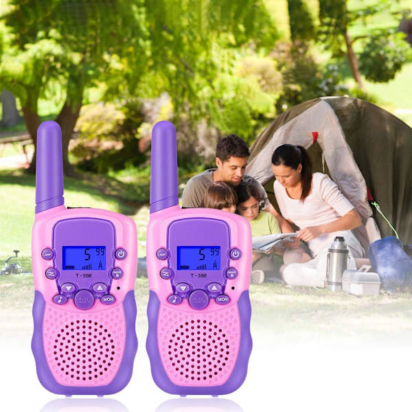Legetøj til piger i alderen 3-12 år, Walkie Talkies til børn 2-vejs radio med 8