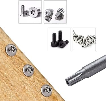 Torx Skruetrækkerbitsæt 11 stk., 1/4\" Hex Skaft T6-T40 Magnetisk