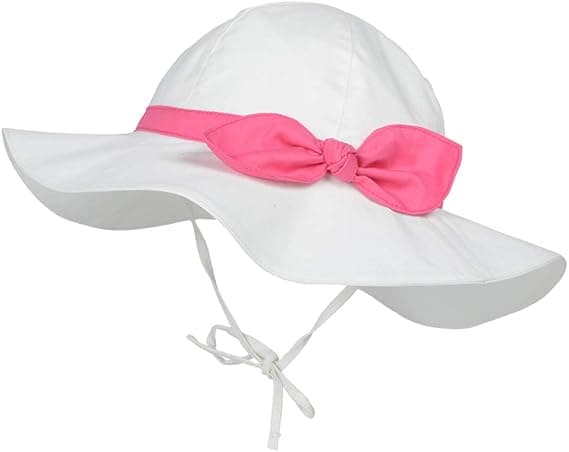 Hvit+Rosa Sommer Solhatt for Gutter og Jenter - 0-6 År Gammel Sol