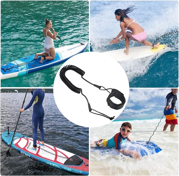 Spiral Surfboard Leash 5,5 mm Surfboard Leash 10Ft Surfing
