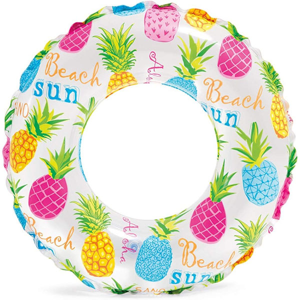 Svømme ring, børnesvømme ring, blandet hårfarve, PVC ind