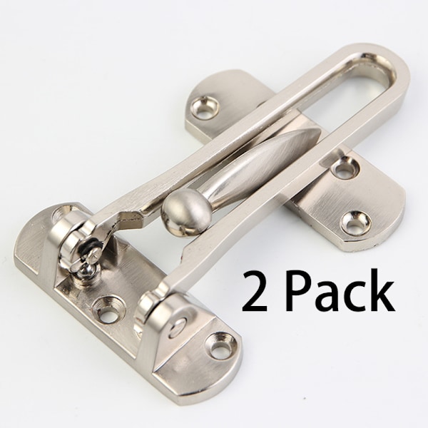 2-pack Dörrlås Hasp för Hem Säkerhet - Dörrskyddsstång