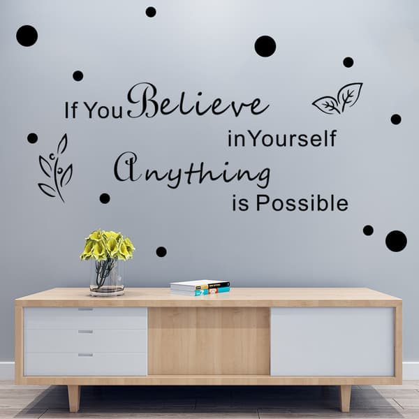 Positive Inspirerende Citater Væghæng - Opløftende