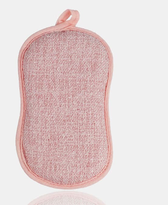 4 St Reusable Tvättsvampar i Mikrofiber för Skrapning