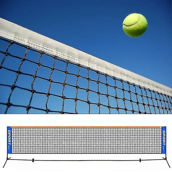 Bærbar sammenklappelig simpel 3m tennisnet badmintonnet