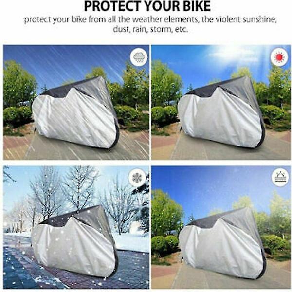 Vattentät cykelskydd - Rivtåligt skyddande cykelskydd - Cykeltarpaulin - Cykeltarpaulin M180*60*90cm