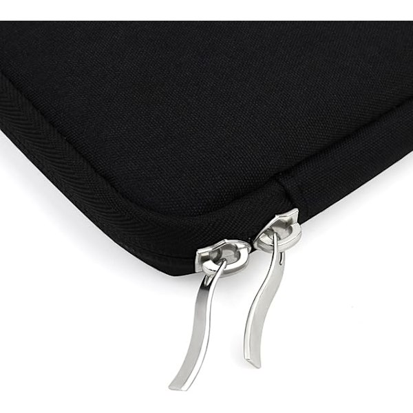 14 Tommer Laptop Sleeve Etui til 2024 MacBook Pro 14,2 Tommer Bærbar Canvas Laptop Taske, Sort