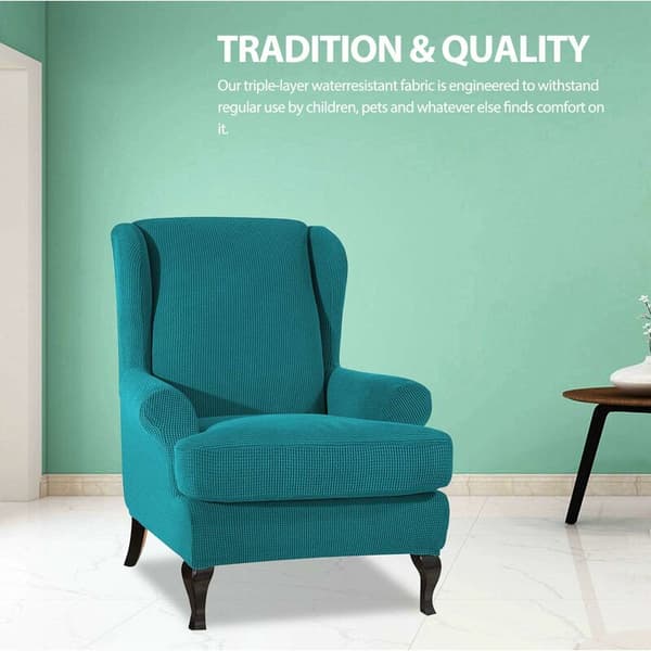 Stretch Wingback stoltrekk Elastisk lenestoltrekk Beskytter for