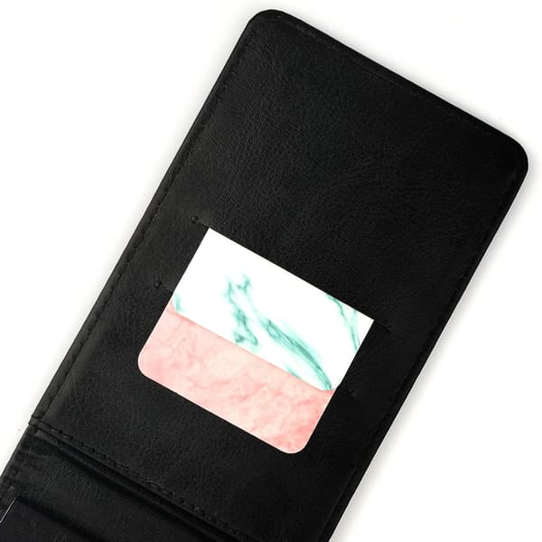 Leather Notepad Holder (Black) 138*86*15 mm Replacement Notepad