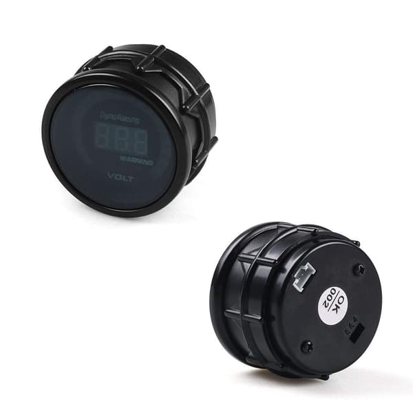 2 tommer 52mm 12V Bil Digital Voltmeter Volt Måler Meter 20 LED Svart 7.5-20V Volt Bil Meter
