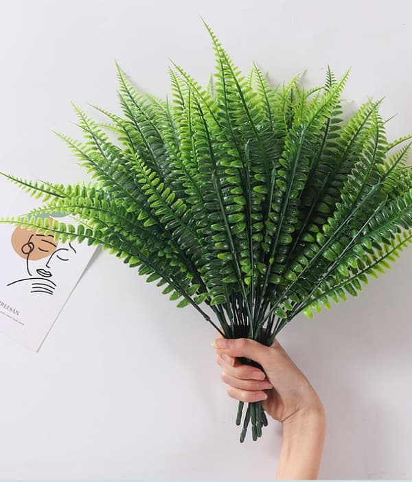4 stk. Kunstige Planter Bregner Kunstige Planter Plastikplanter