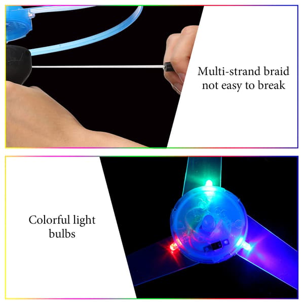 6 flygende LED-tau leker