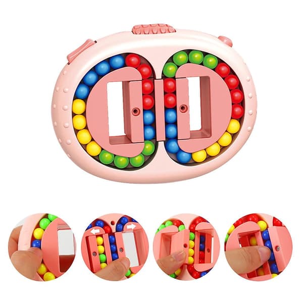 Roterende Magic Beans Cube Fingertip Legetøj  Voksne Stressaflastning