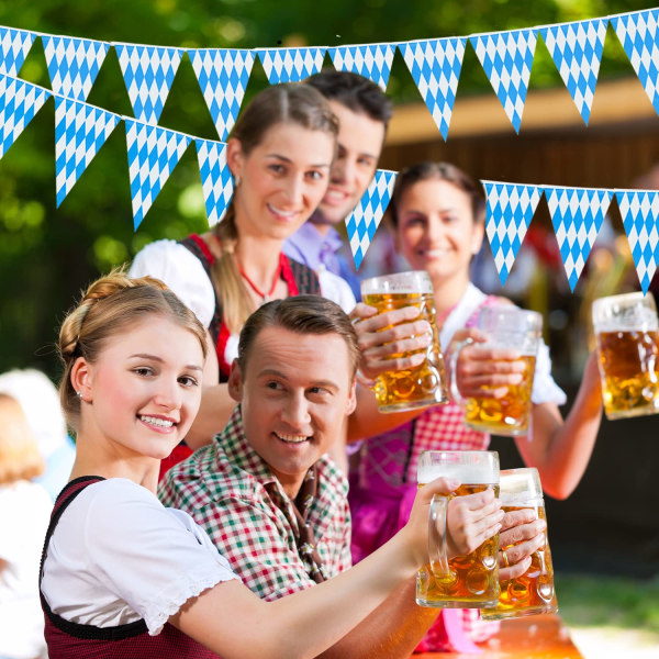 1 sininen Münchenin Oktoberfest-jahtilippu, sisä- ja ulkokäyttöön