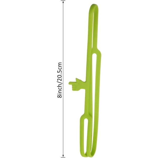 2 stk. bokmerker Kontorbokmerker - fingerbokmerker elastisk