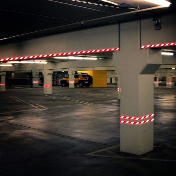 Reflekterande Tejp, 25m*50mm Prismatisk Vattentät Vinklad Form Säkerhet