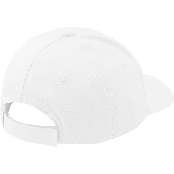 White UNISEX COLOR adjustable cotton baseball cap black and