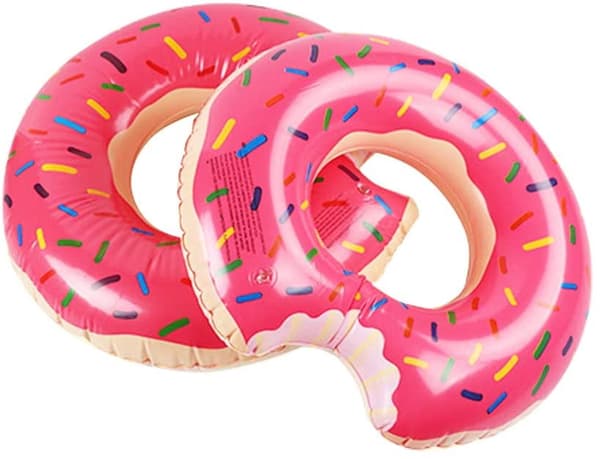 Pool-Flydere til Voksne Oppustelig Donut Pool Flyde Ring