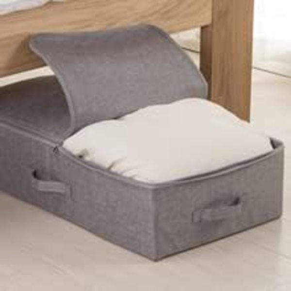 Grå Underbeds Opbevaringskasser, Foldbar Underbeds Opbevaringspose
