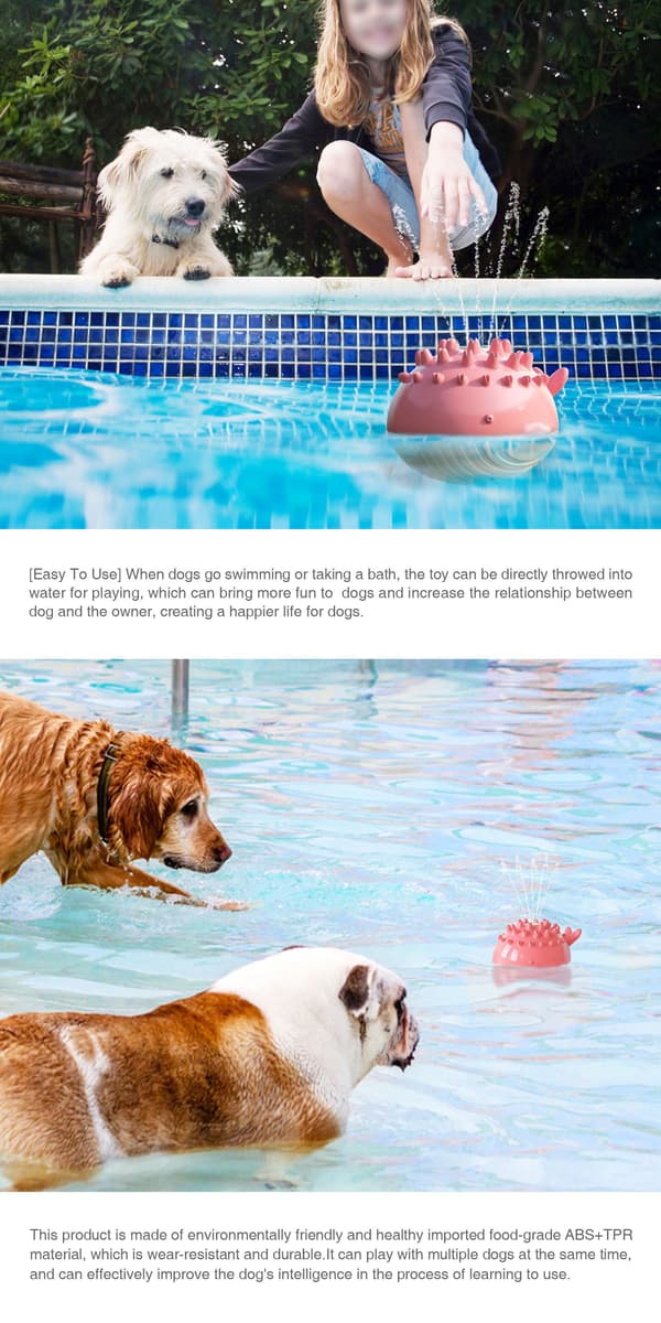 Pink Farve Flydende Badekar - Holdbar Hund Pool Legetøj - Hund