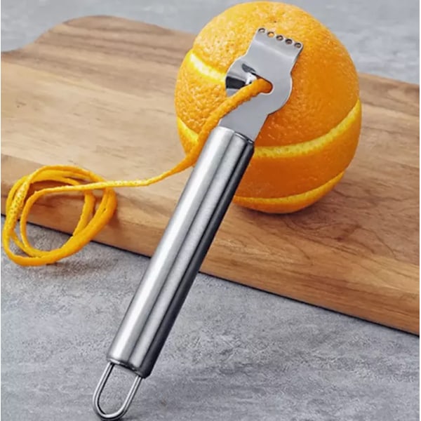 1 stk Rustfrit Stål Citron Zester & Rivjern – Køkken Skræller, Rivjern
