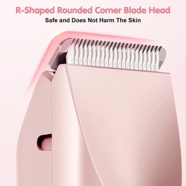 Dobbelthovedet barbermaskine til kvinder, pink