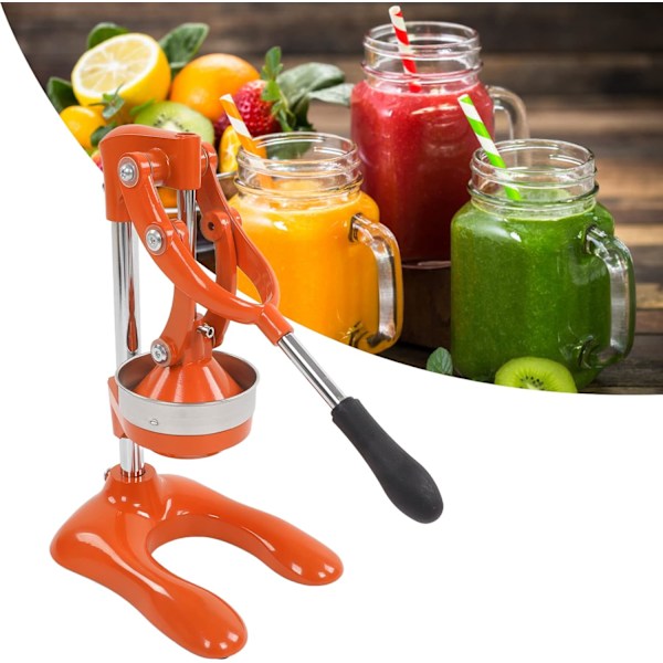 Manuel appelsinpresser, nem at bruge, appelsinpresser, rustfrit stål