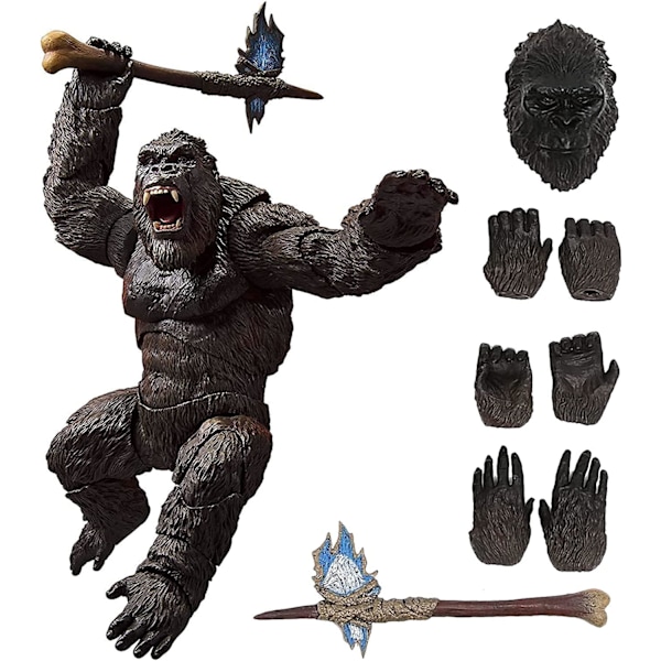 King Kong Actionfigur - King Kong Legetøjsfigur - Godzilla VS. Kong Legetøj
