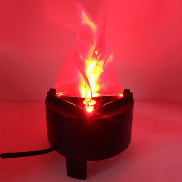 LED-lampa med dynamiskt eldslågeffekt, lampsimulering