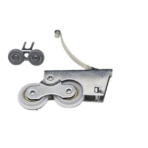 Stille rustfrit stål/titanium leje med to ruller til