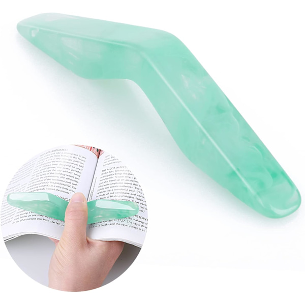 1 tommelbogmærker, harpiks tommelfingerbogmærke, bogentusiast finger