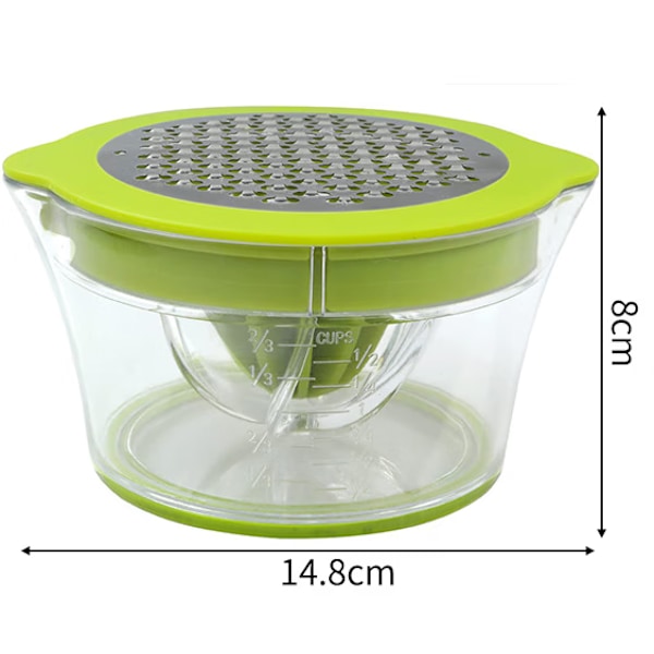 Fire-i-en manuell juicer, manuell juicer, multifunksjonell