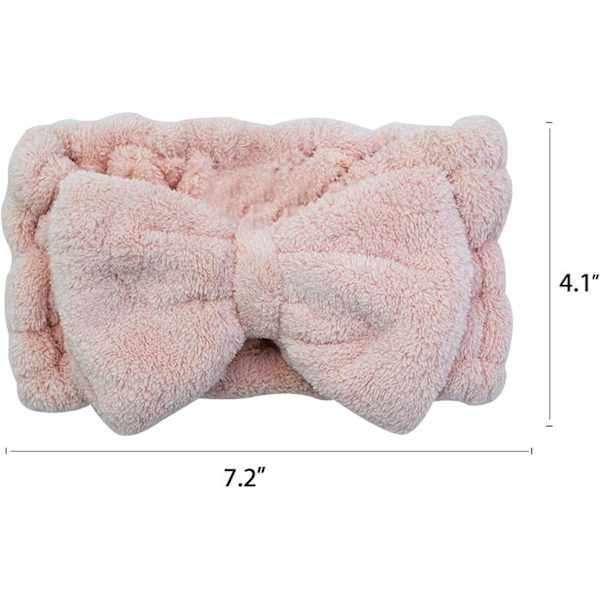 (Typ 2) 2-pack Mikrofiber Justerbara Elastiska Hårsnoddar med Rosett