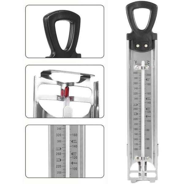 Stål sylt sockertermometer matlagning godis fritering kök temp C