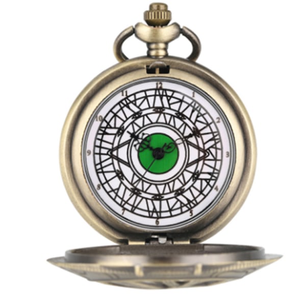 Weird Town Triangle Devil Quartz Pocket Watch Gravity Bill