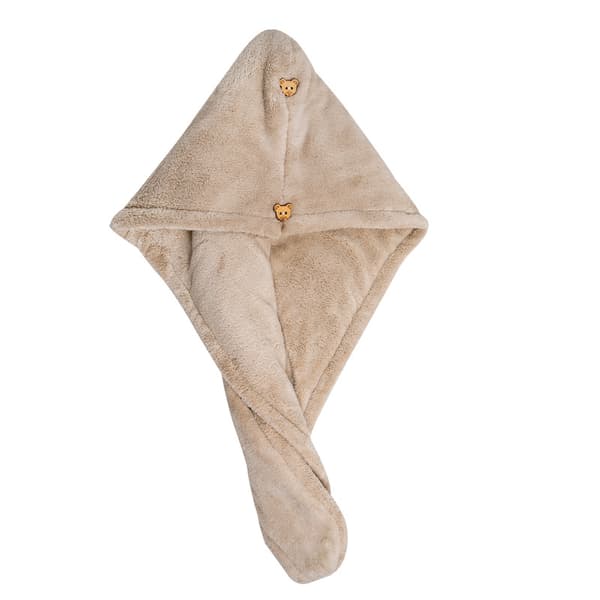 1 pakke med superabsorberende mikrofiber hårhåndkle Wrap