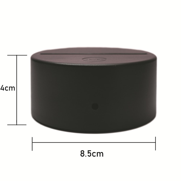 1 Styk 3D Natlampe til, 7 Farver Berøringskontakt Skrivebord Bord