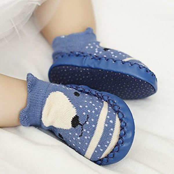 3 par Non-Slip Babysockor, B