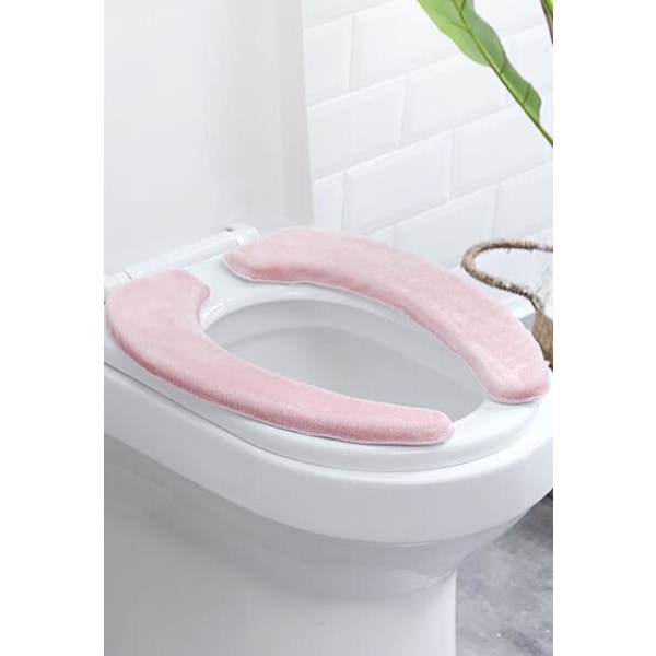 2 stk. Toiletbræt Dæksel, Memory Foam Toiletbræt Dæksel Vaskbart