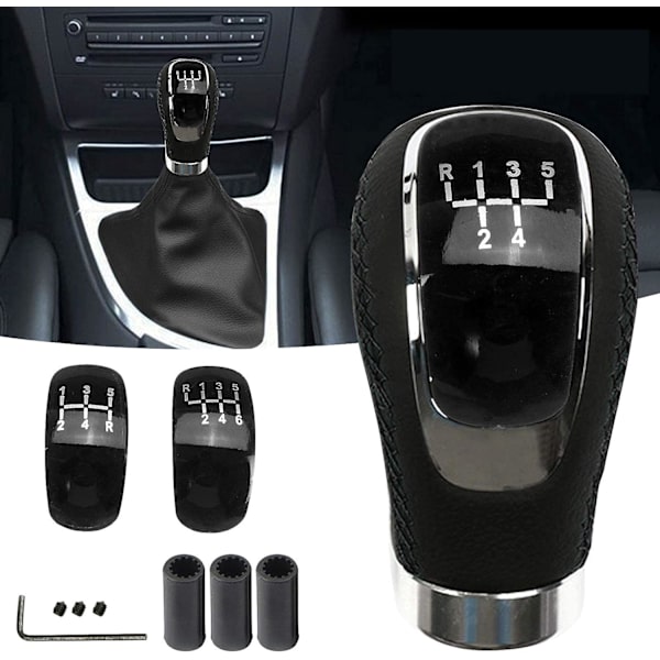 (Sort) Autodele Gearskifte Knob, Universal Gearskifte Knob,