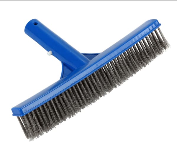 Blå Poolväggsborste 25,2 x 4,5 cm Rengöringsborste Plastborste
